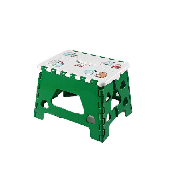 Tabouret pliant enfant vert MINI FAMILY Christmas