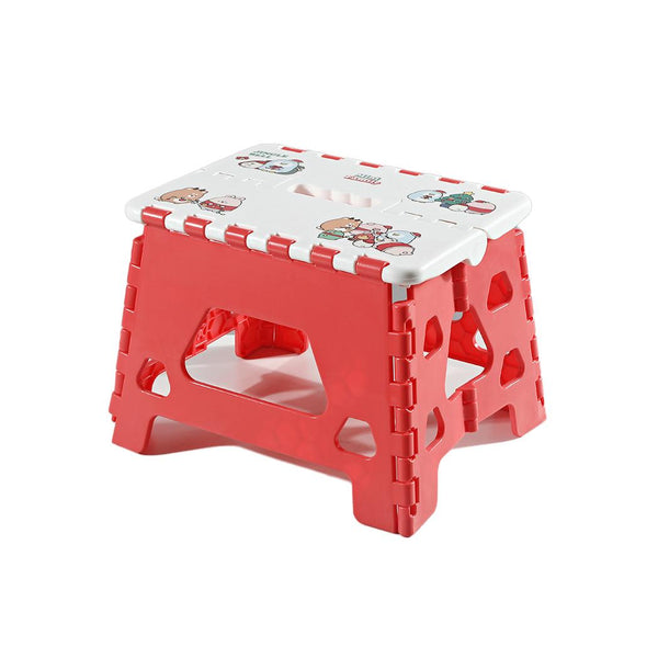 Tabouret pliant enfant rouge MINI FAMILY Christmas