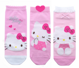 Socquettes Hello Kitty 3 paires Modèle A SANRIO Pink