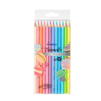 Boîte de 12 crayons de couleurs macarons
