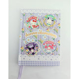 Carnet 80 pages violet 4 personnages SANRIO