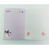 Carnet 80 pages bleu 4 personnages SANRIO