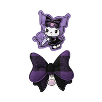 Barrettes nœuds 2 pcs Kuromi SANRIO