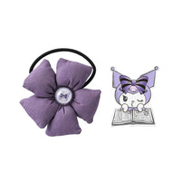 Accessoires cheveux fleurs 2pcs Kuromi SANRIO