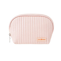 Trousse cosmétique rose Soft Quilted Striped