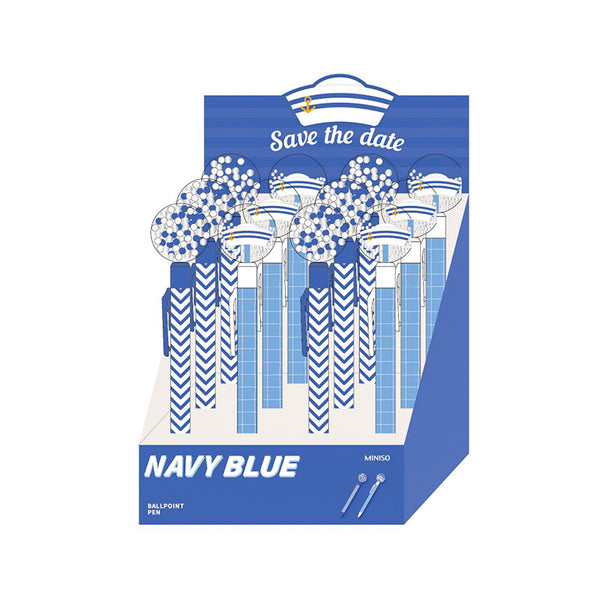 Stylo avec billes Navy blue