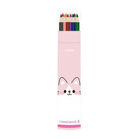 Boîtes de 12 crayons de couleurs Collection ANIMAL