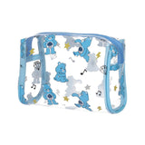 Trousse cosmétique transparente bleue CARE BEARS