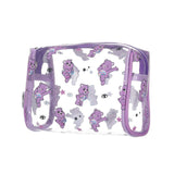 Trousse cosmétique transparente violette CARE BEARS