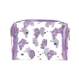 Trousse cosmétique transparente violette CARE BEARS