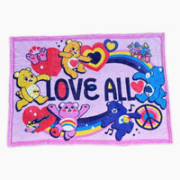 Couverture imprimée rose CARE BEARS