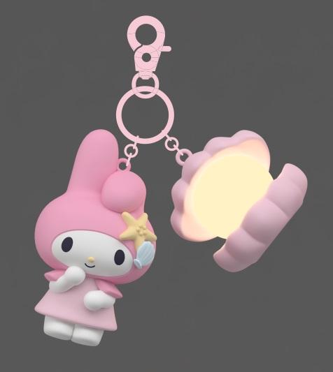 Porte clé lumineux My Melody Trésor de l'ocean SANRIO