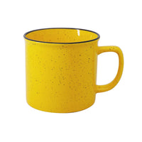 Mug jaune Black Dot 390ml