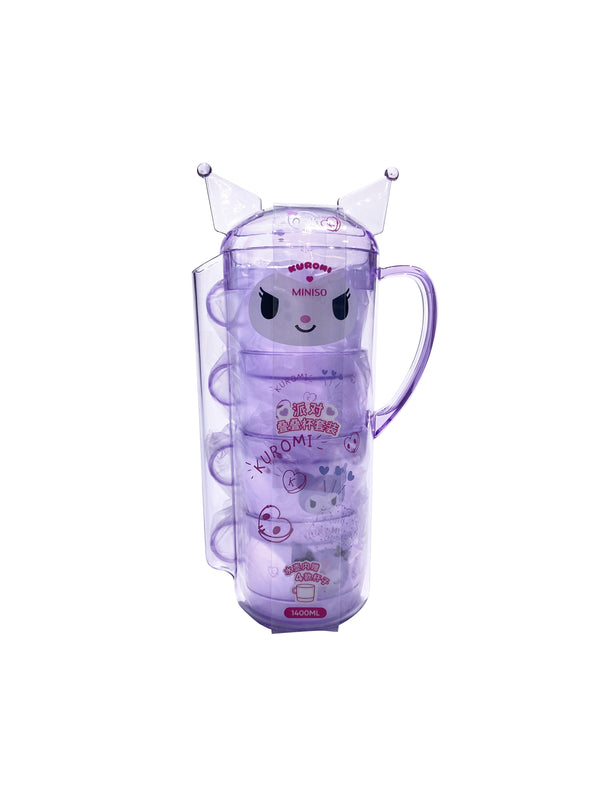 Pichet avec tasses 1400ml Kuromi SANRIO