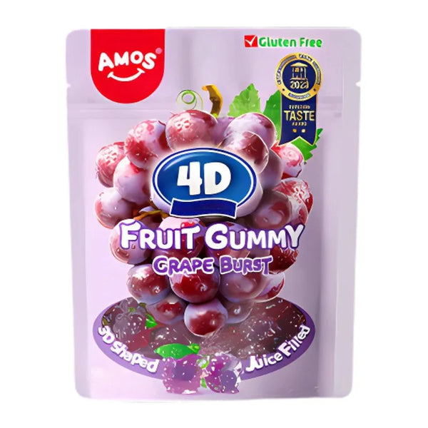 Bonbons gelée fruit raisin 65g Amos