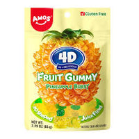 Bonbons gelée fruit ananas 65g Amos