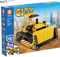 Jeu 4 en 1 Bulldozer Engineering